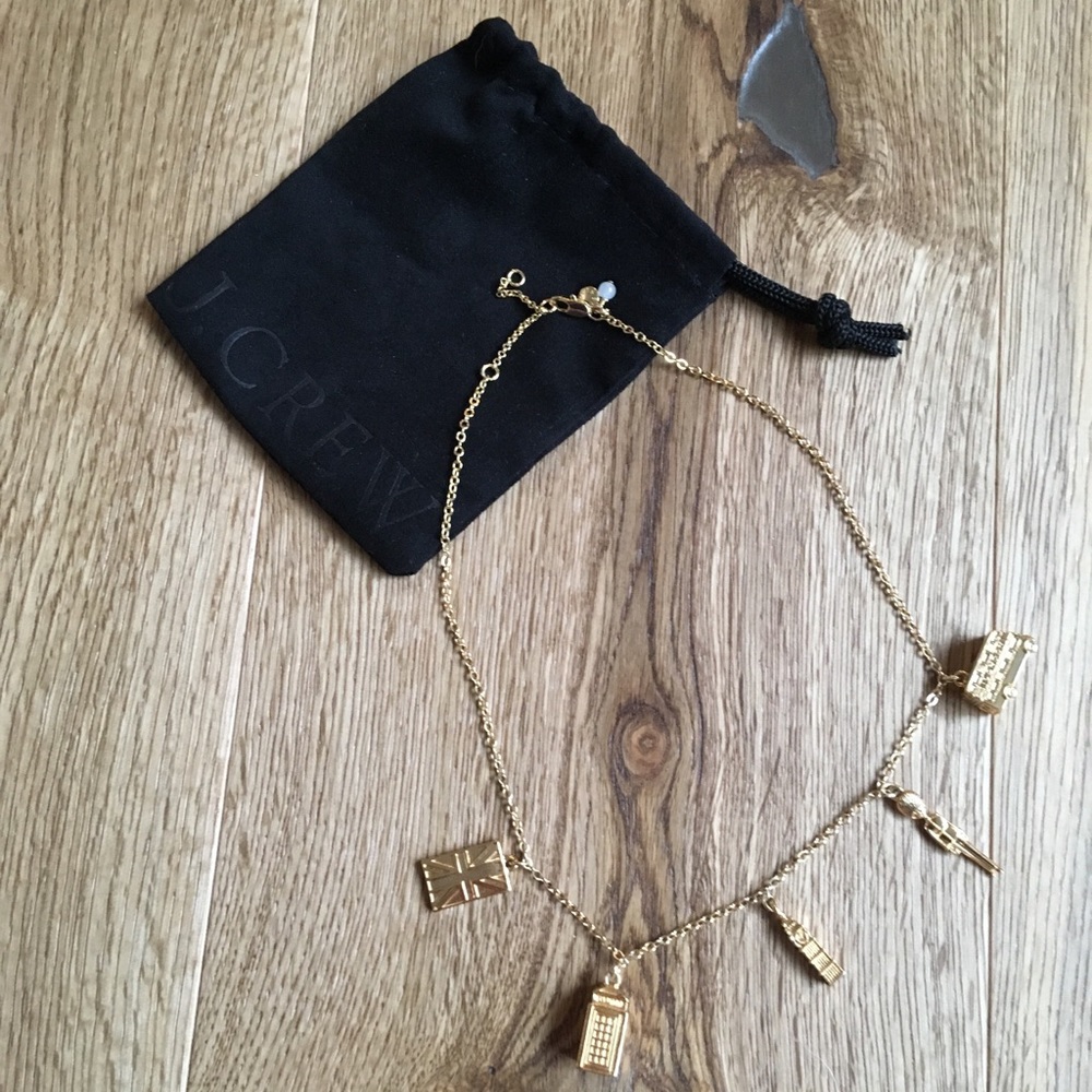 Girls Crewcuts Gold London Necklace